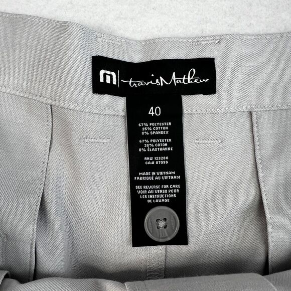 Travis Mathew Golf Shorts Mens Size 40 9" Inseam Palm Tree Resort to This - Picture 3 of 7